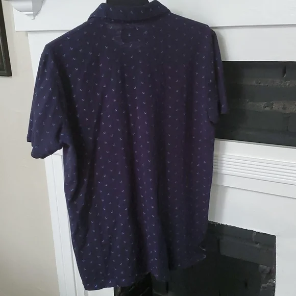 Denim & Flower polo with anchors - Picture 5 of 8